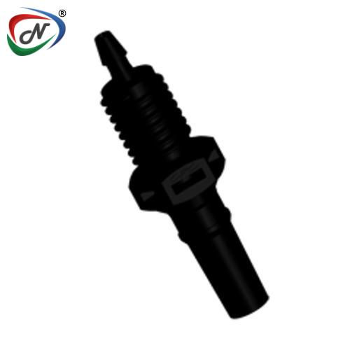 CPC Quick Connect & Disconnect Solutions PMLM2131 LUER FITTING, PANEL MOUNT MALE LUER X1/16 HB, BLACK NYLON NSSP005201