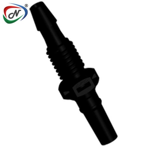 CPC Quick Connect & Disconnect Solutions PMLM4131 LUER FITTING, PANEL MOUNT MALE LUER X 1/8 HB, BLACK NYLON NSSP005194
